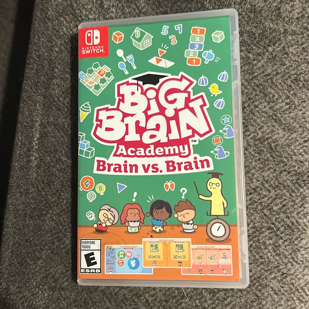 Nintendo Big Brain Academy: Brain vs. Brain - Green Cover